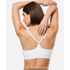 Outlet Nike Womens Indy Light Support Sports Bra White
