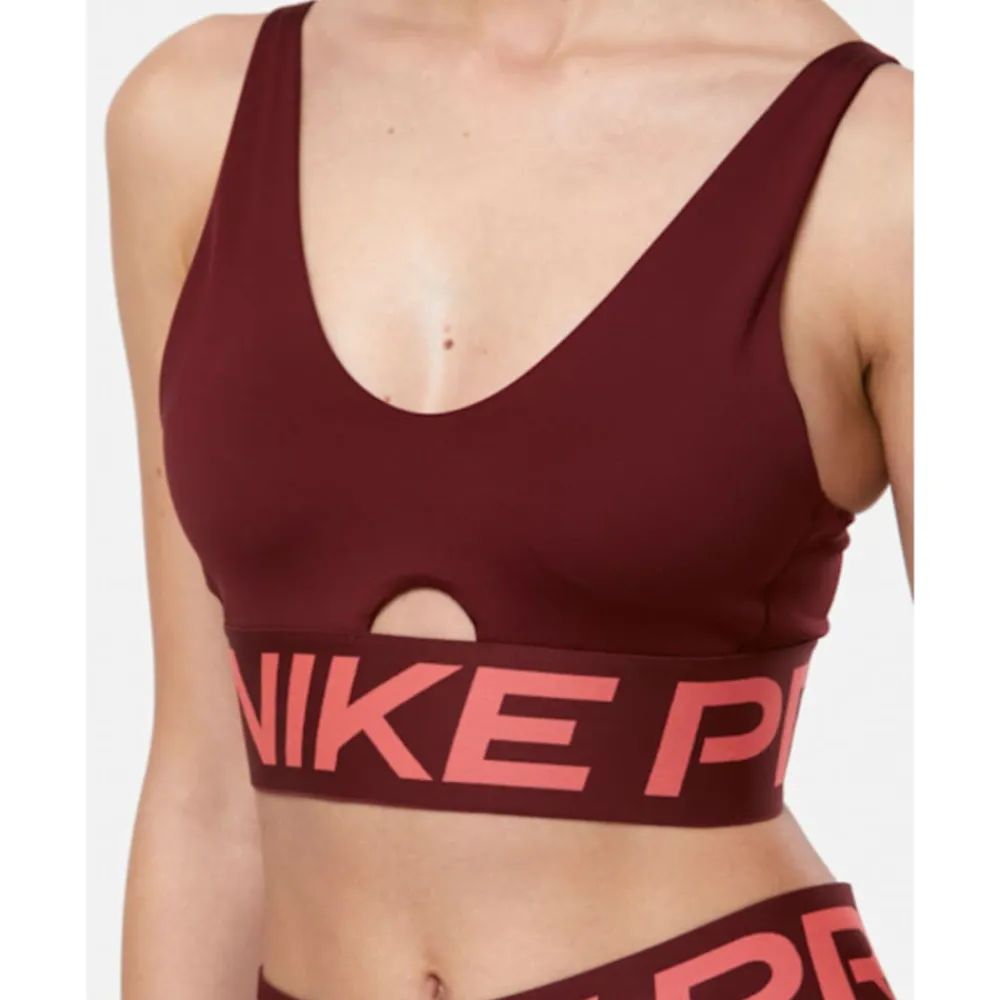 Best Nike Womens Indy Plunge Medium Support Sports Bra Red
