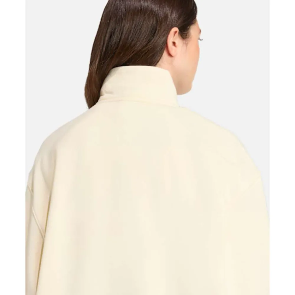 Fashion adidas Originals Womens Linear Half Zip Top Cream