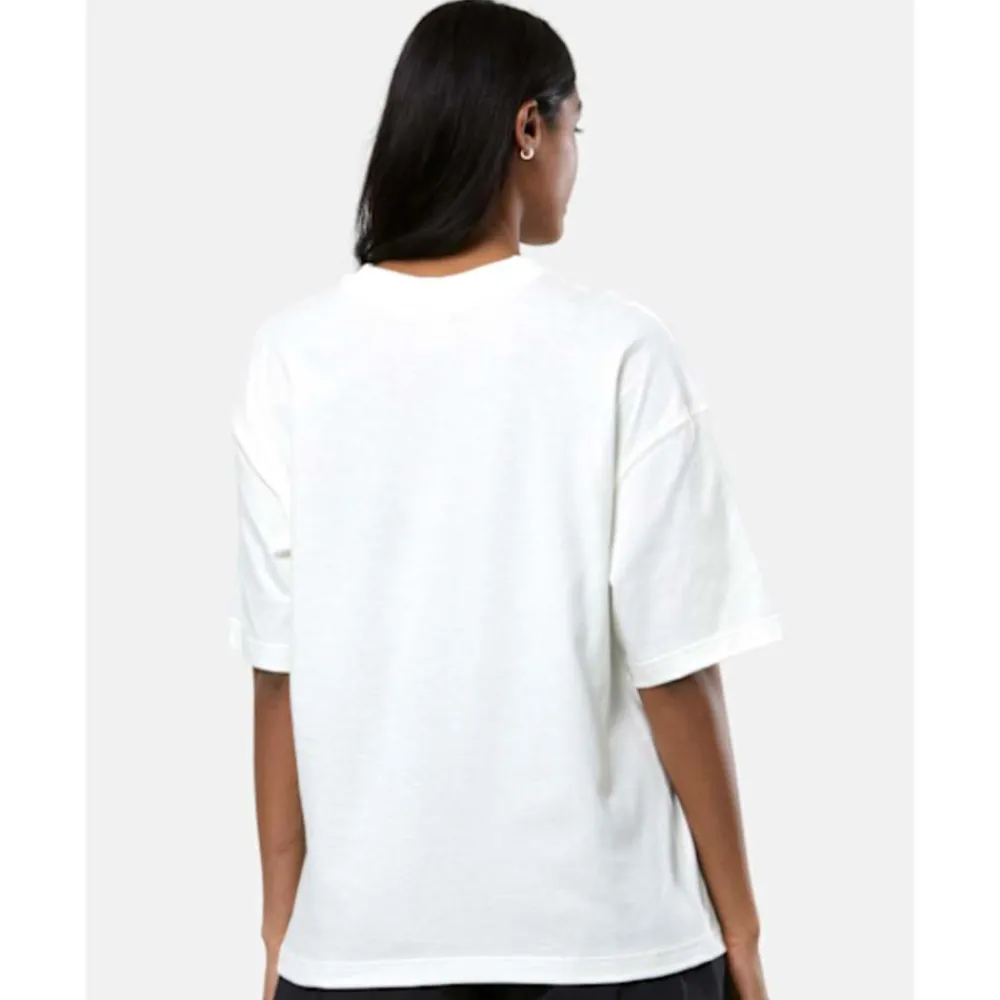 Fashion New Balance Womens Linear Heritage T-Shirt Cream