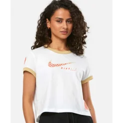 Online Nike Womens Moto T-Shirt White