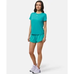 New Nike Womens One 3 Inch Shorts Blue