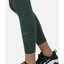 New Nike Womens One 7/8 Leggings Green