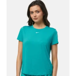 New Nike Womens One Classic T-Shirt Blue