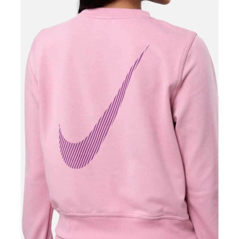 Hot Nike Womens One Crew Neck Sweatshirt Pink