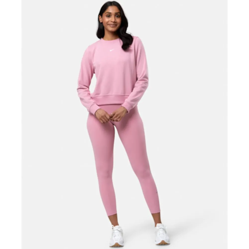 Hot Nike Womens One Crew Neck Sweatshirt Pink