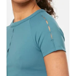 Outlet Nike Womens One Fitted T-Shirt Blue