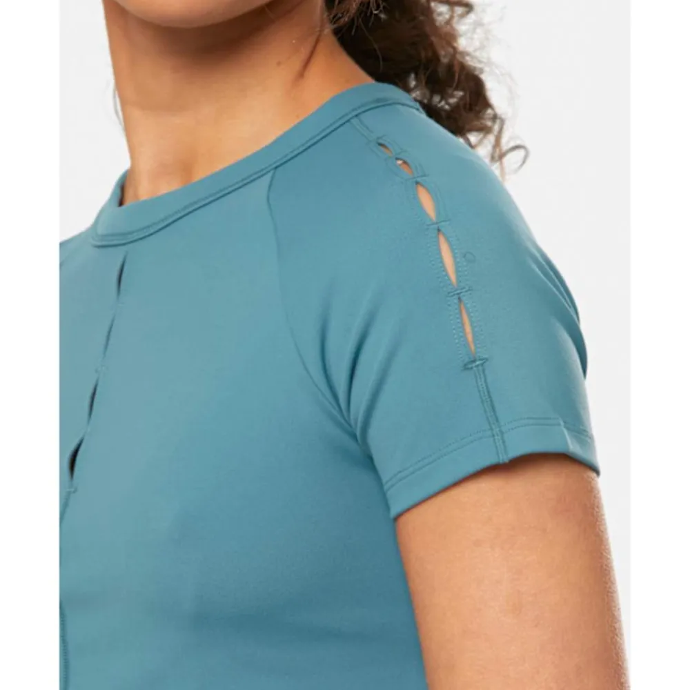 Outlet Nike Womens One Fitted T-Shirt Blue
