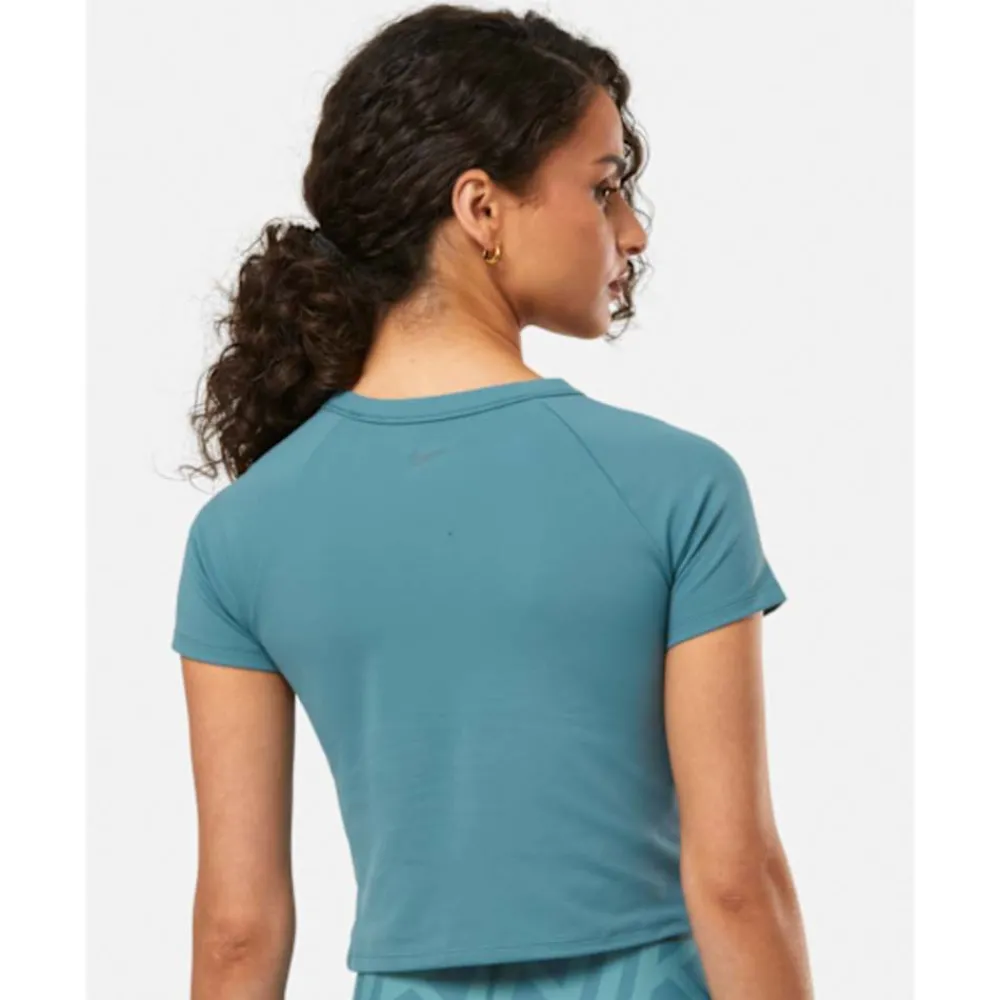 Outlet Nike Womens One Fitted T-Shirt Blue