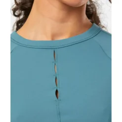 Outlet Nike Womens One Fitted T-Shirt Blue