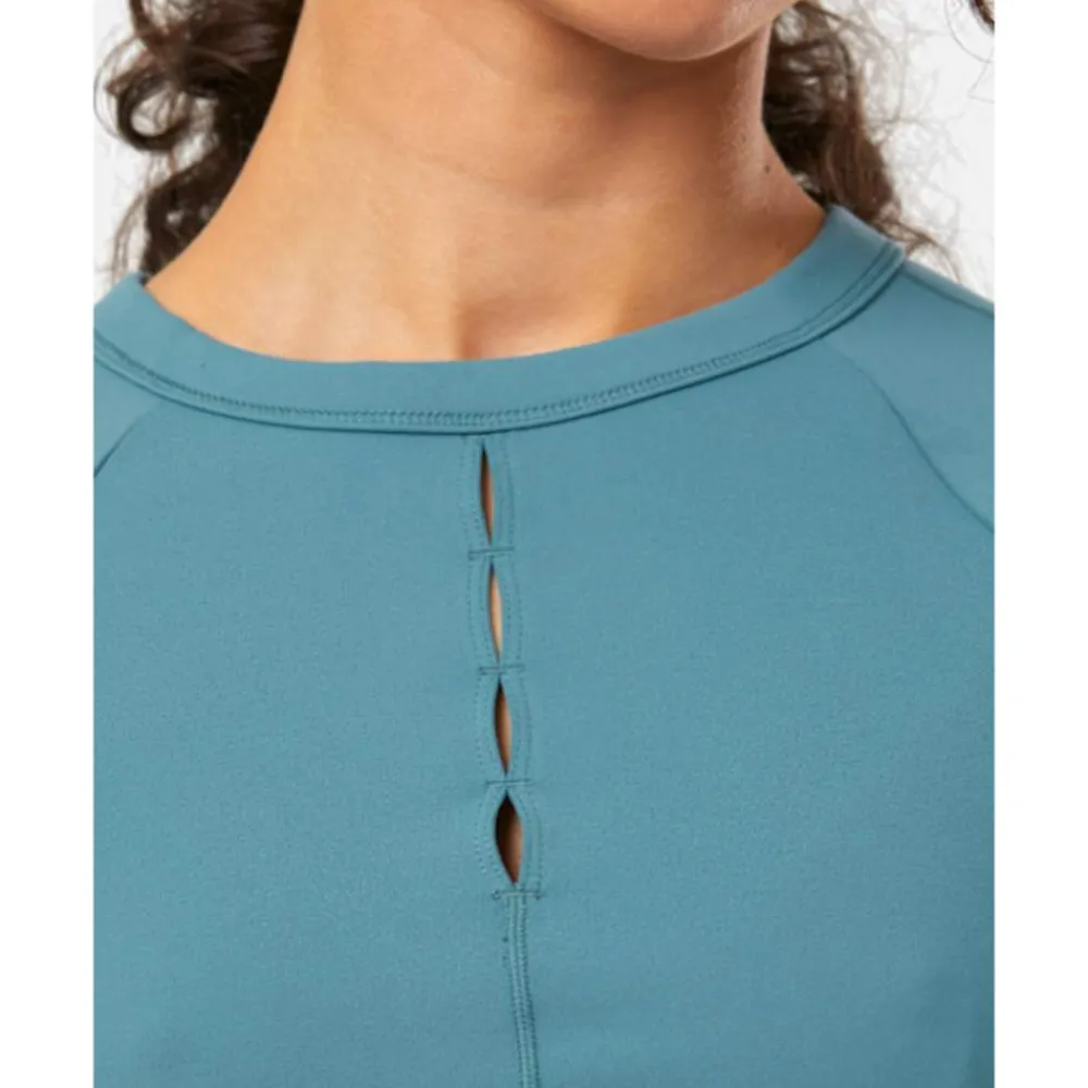 Outlet Nike Womens One Fitted T-Shirt Blue