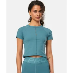 Outlet Nike Womens One Fitted T-Shirt Blue