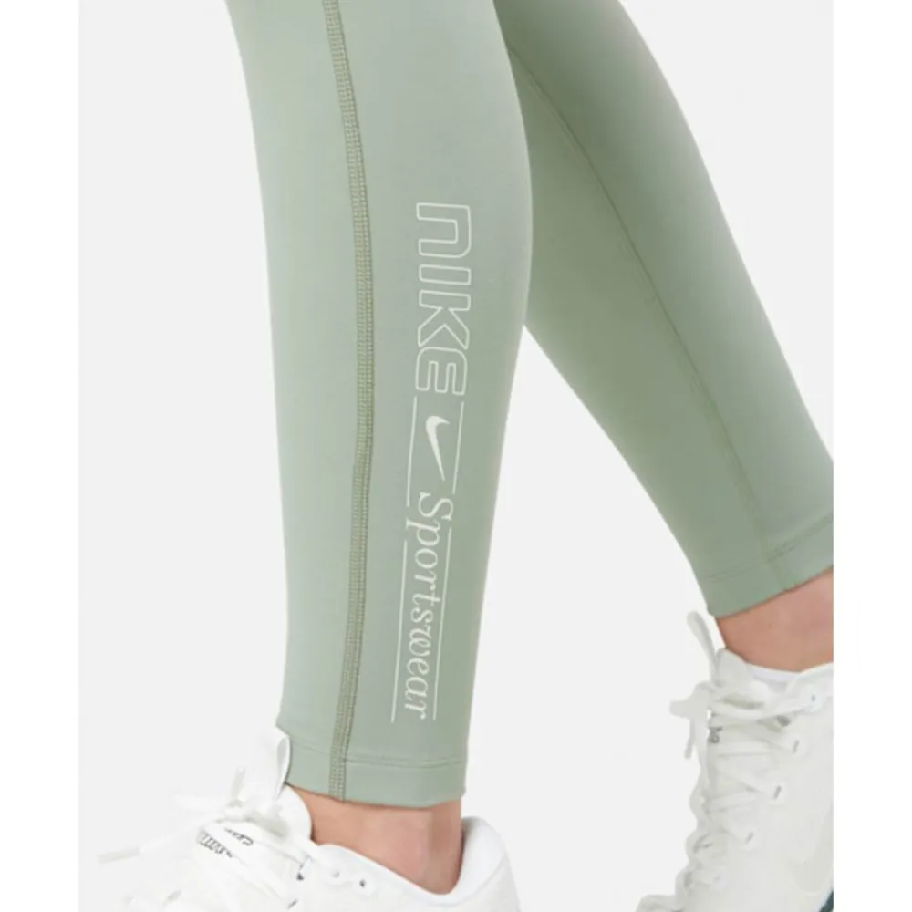 Outlet Nike Womens One Leggings Green
