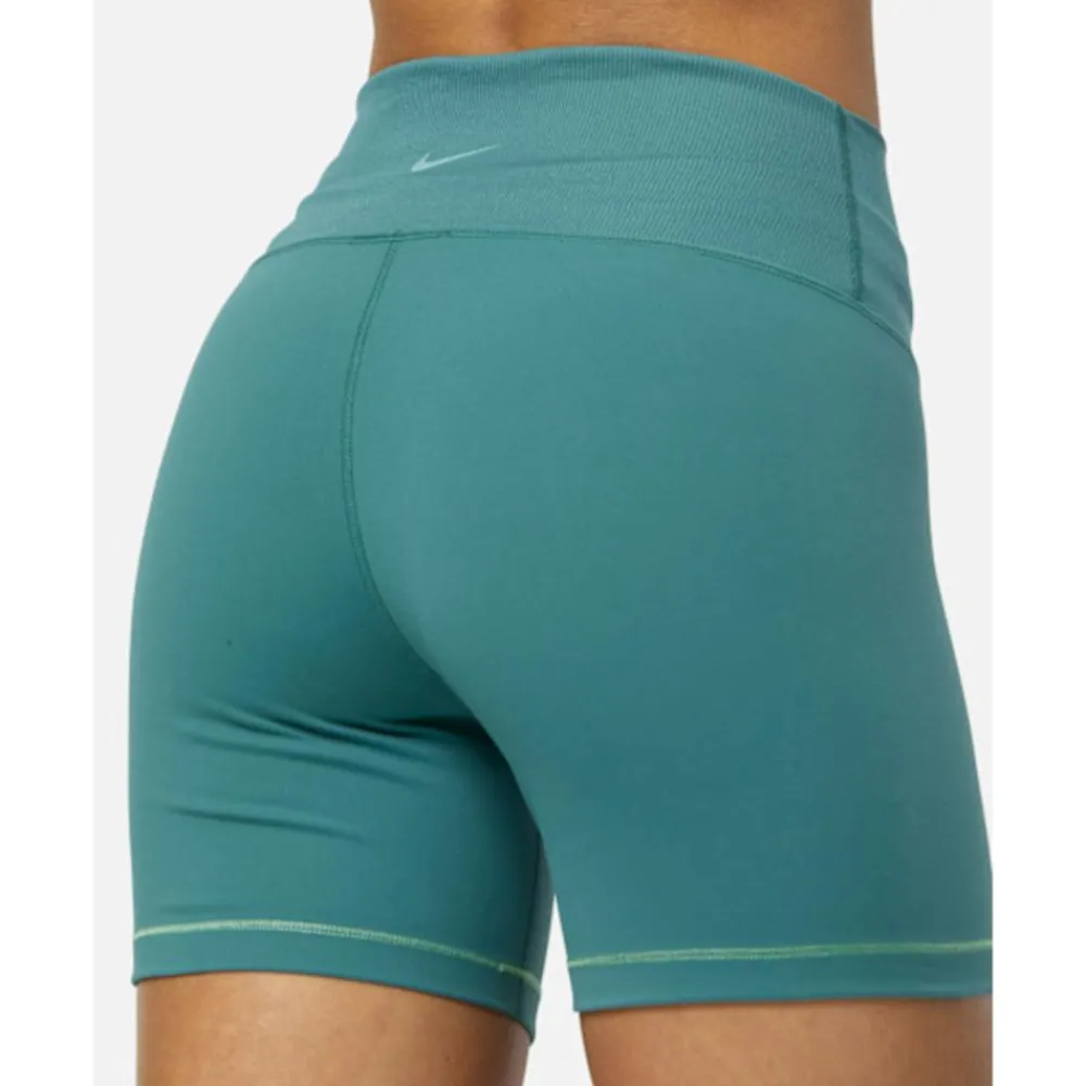 Hot Nike Womens One Rib 5 Inch Shorts Green
