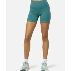 Hot Nike Womens One Rib 5 Inch Shorts Green