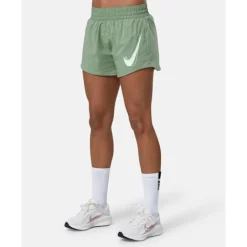 Best Nike Womens One Swoosh Shorts Green
