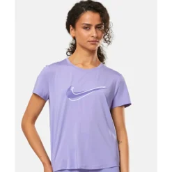 Best Nike Womens One Swoosh T-Shirt Purple