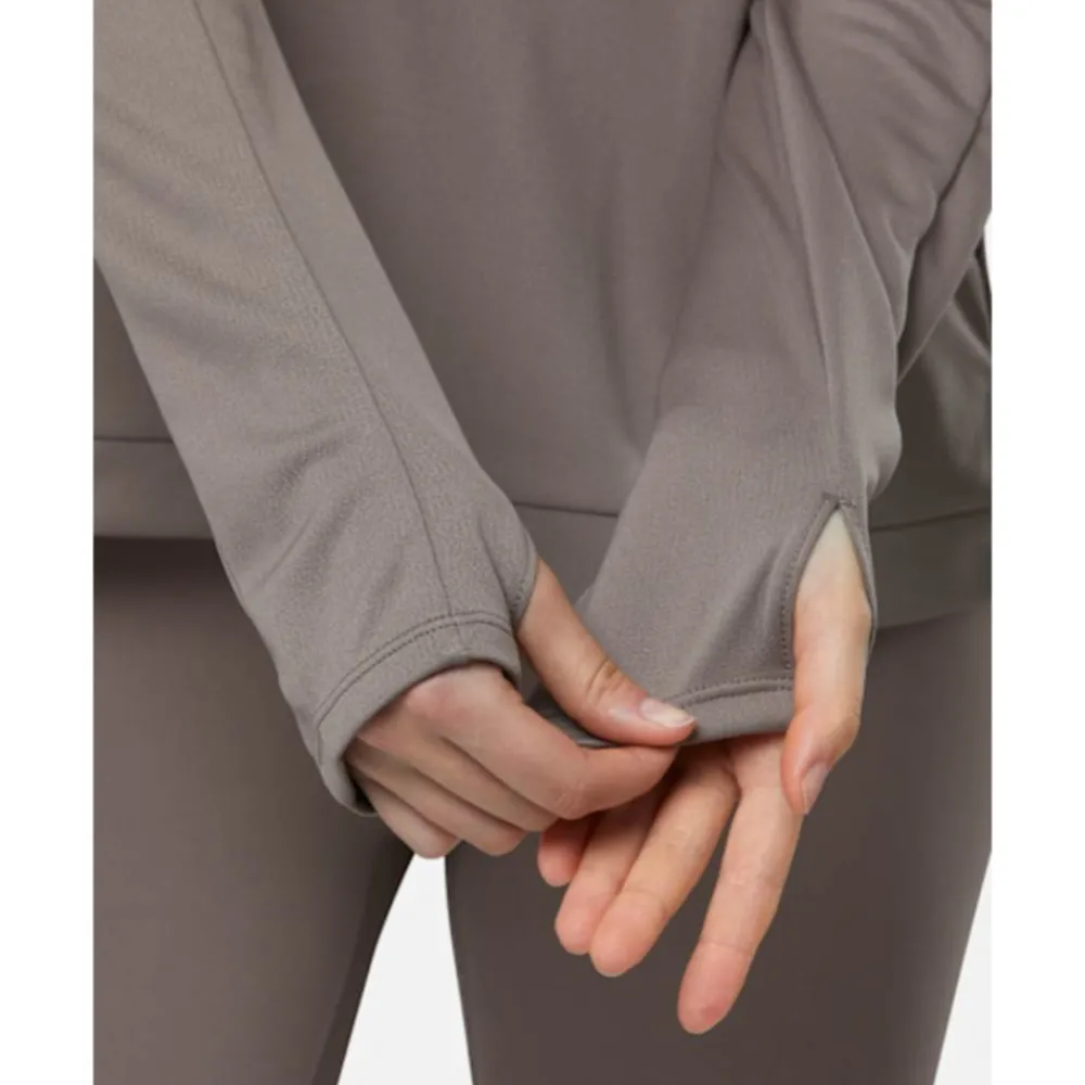 Discount Nike Womens Pacer Half Zip Top Brown