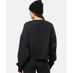 Best Nike Womens Phoenix Fleece Crew Neck Sweatshirt Black