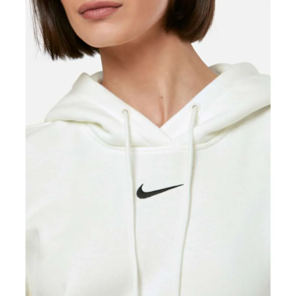 Clearance Nike Womens Phoenix Fleece Hoodie Cream