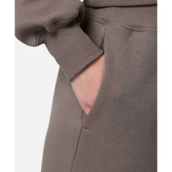 New Nike Womens Phoenix Fleece Wide Leg Pants Brown