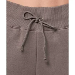 New Nike Womens Phoenix Fleece Wide Leg Pants Brown