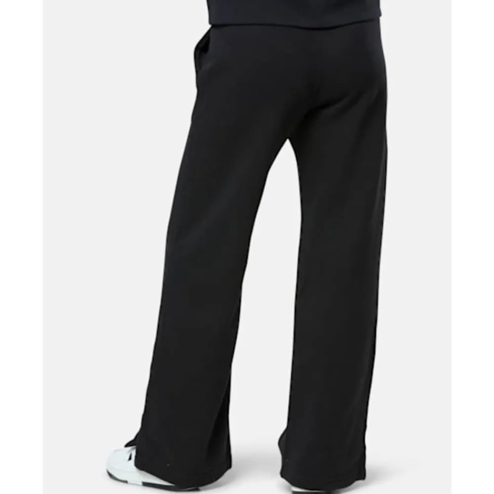 Outlet Nike Womens Phoenix Fleece Wide Leg Pants Black