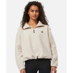 Outlet 4TH ARQ Womens Phoenix Half Zip Top Ecru