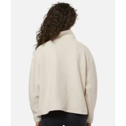 Outlet 4TH ARQ Womens Phoenix Half Zip Top Ecru