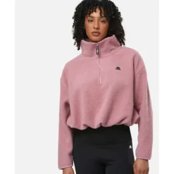 New 4TH ARQ Womens Phoenix Half Zip Top Blush