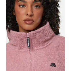 New 4TH ARQ Womens Phoenix Half Zip Top Blush