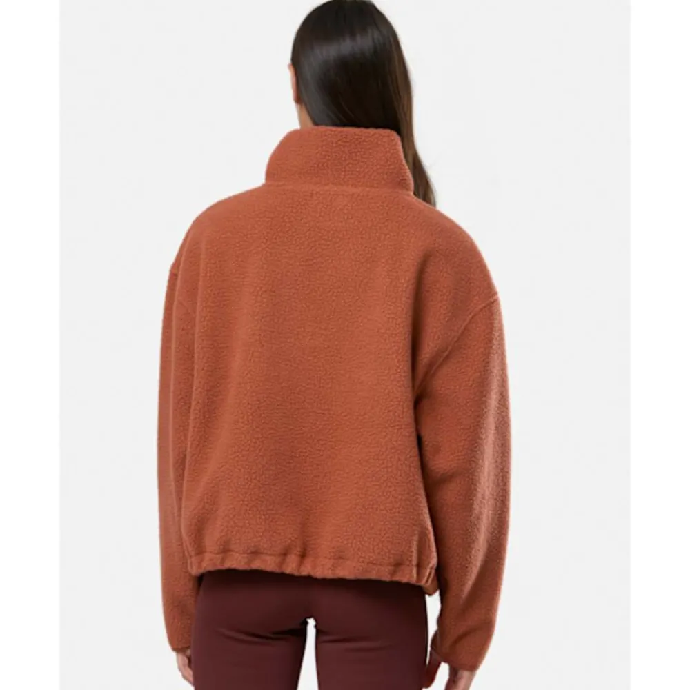 Fashion 4TH ARQ Womens Phoenix Half Zip Top Cinnamon