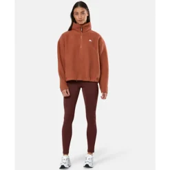 Fashion 4TH ARQ Womens Phoenix Half Zip Top Cinnamon