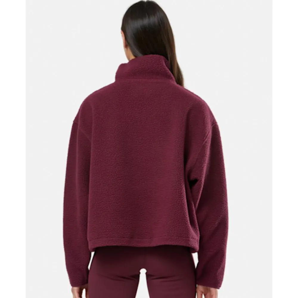 New 4TH ARQ Womens Phoenix Half Zip Top Ruby