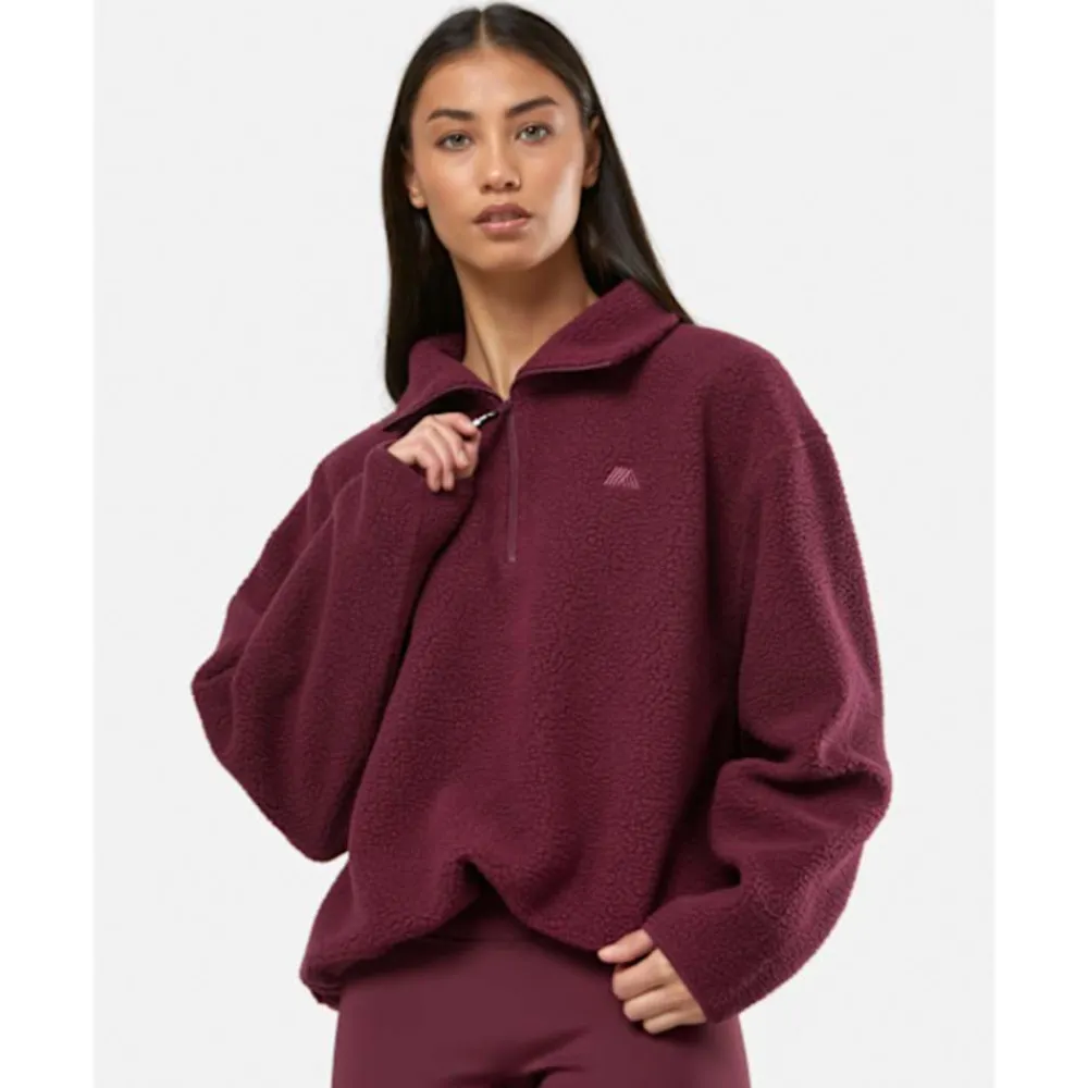 New 4TH ARQ Womens Phoenix Half Zip Top Ruby