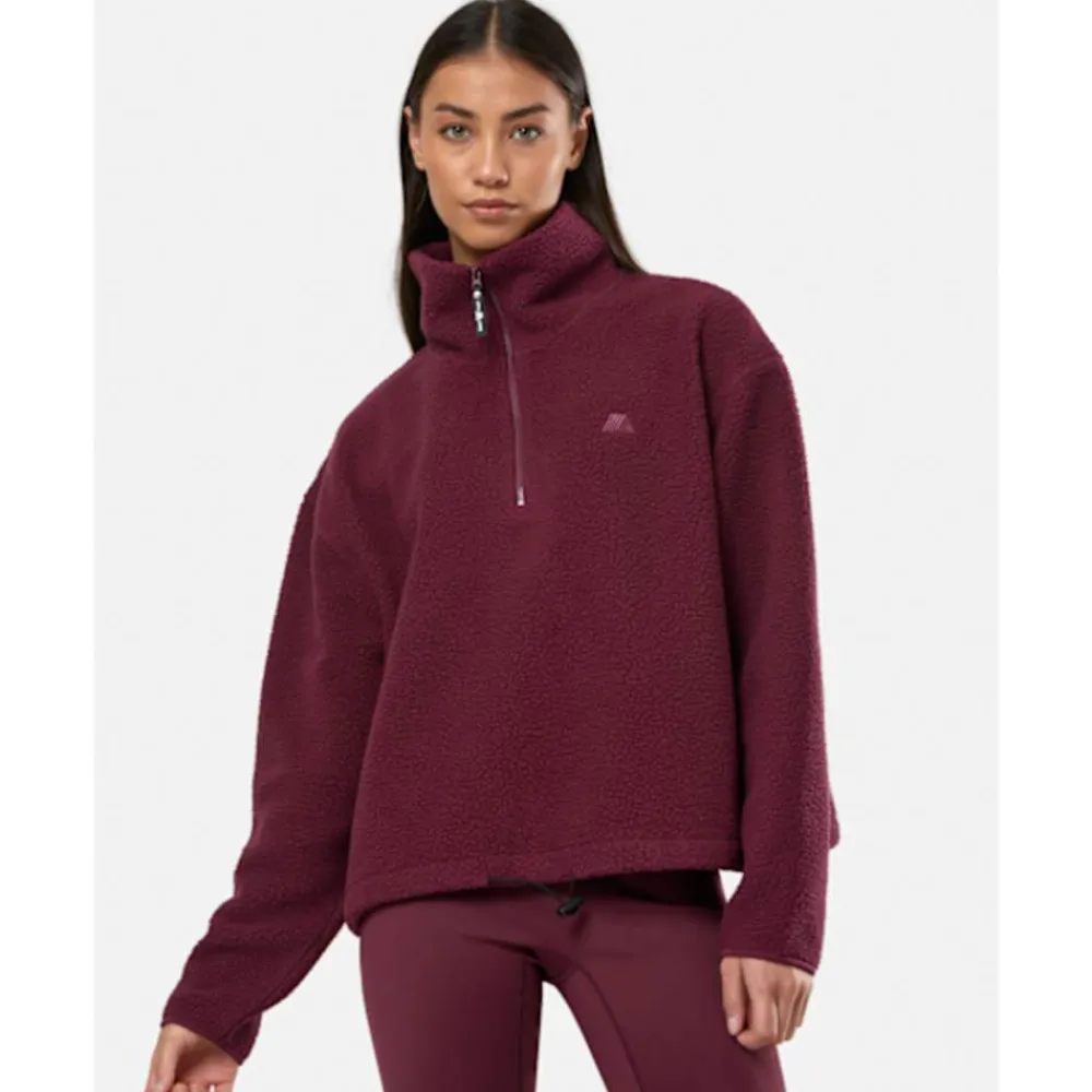 New 4TH ARQ Womens Phoenix Half Zip Top Ruby