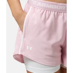 Fashion Under Armour Womens Play Up 2-in-1 Shorts Pink