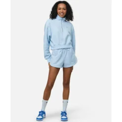 Outlet Nike Womens Poly Knit 2 inch Shorts Blue