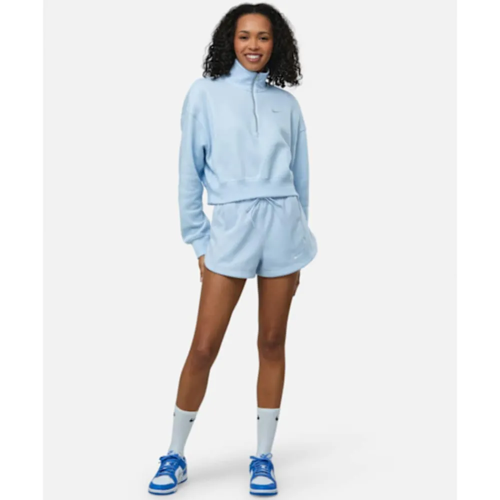 Outlet Nike Womens Poly Knit 2 inch Shorts Blue