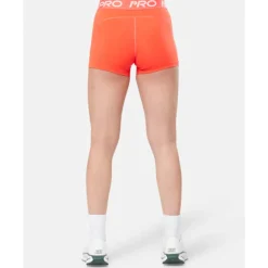 Sale Nike Womens Pro 3 Inch Shorts Orange