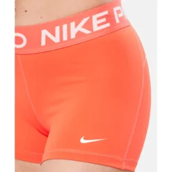Sale Nike Womens Pro 3 Inch Shorts Orange