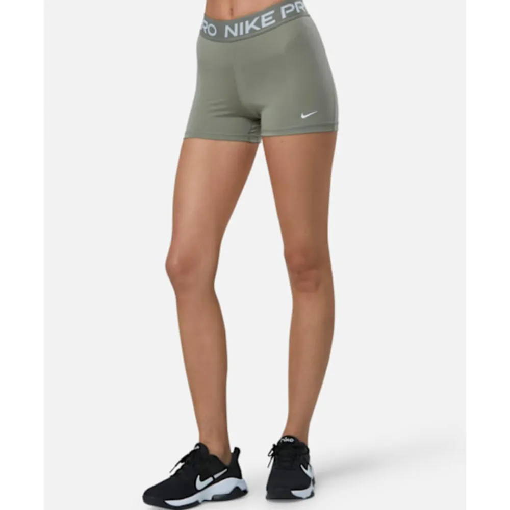 Fashion Nike Womens Pro 3 Inch Shorts Green