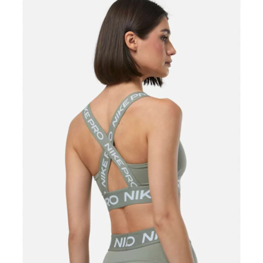 Fashion Nike Womens Pro Light Support Sports Bra Green