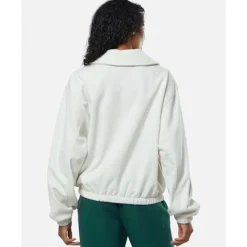 Sale New Balance Womens Relentless Full Zip Jacket Cream