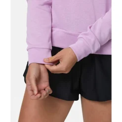 Sale Under Armour Womens Rival Fleece Crew Neck Sweatshirt Pink