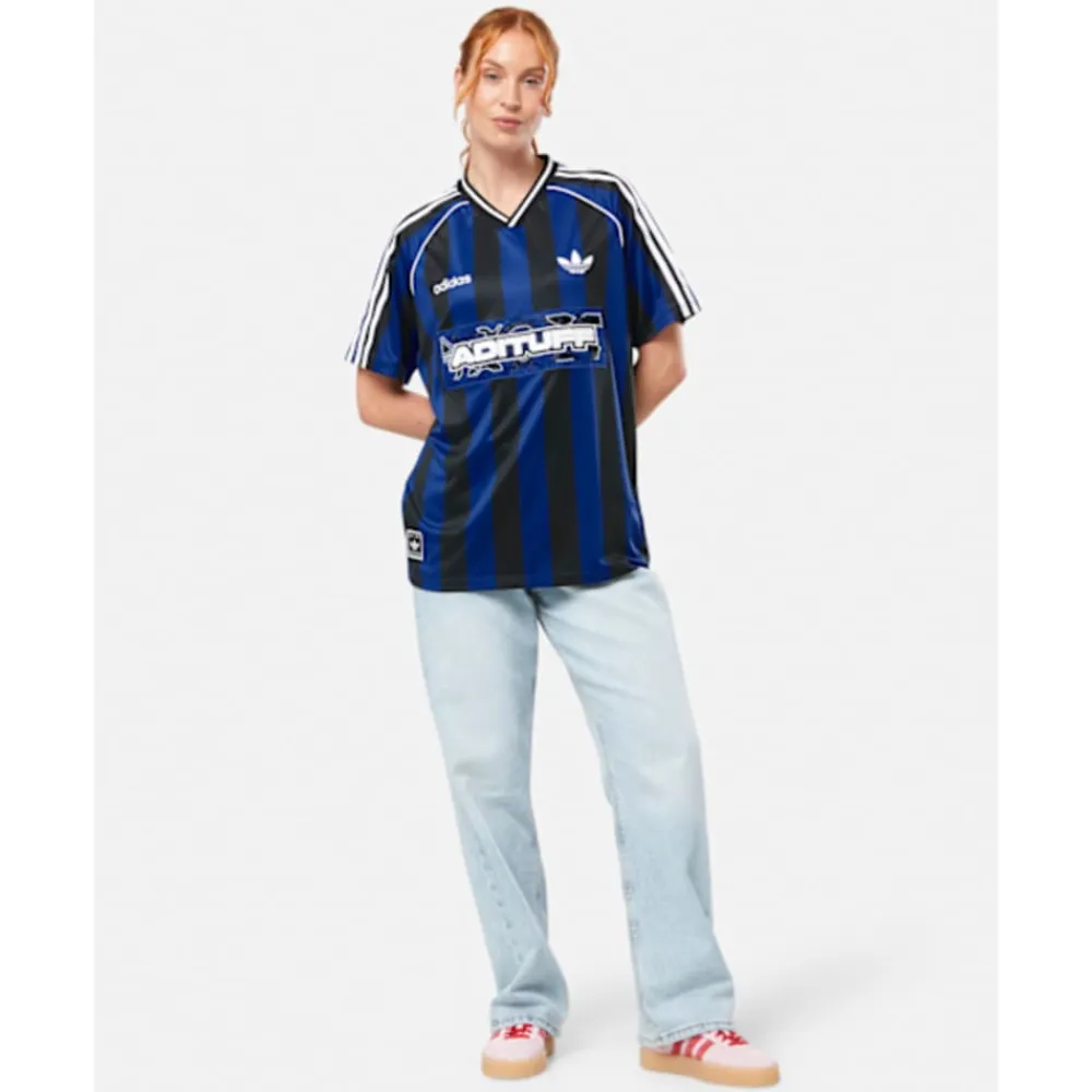 Sale adidas Originals Womens Soccer Summer Jersey Blue