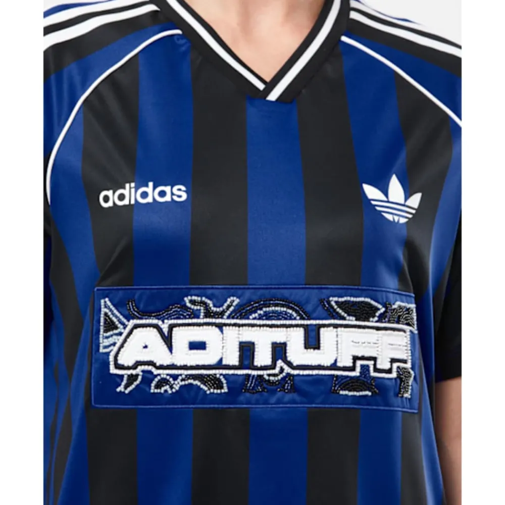 Sale adidas Originals Womens Soccer Summer Jersey Blue