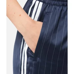 Clearance adidas Originals Womens Soccer Summer Satin Shorts Navy