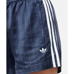 Clearance adidas Originals Womens Soccer Summer Satin Shorts Navy