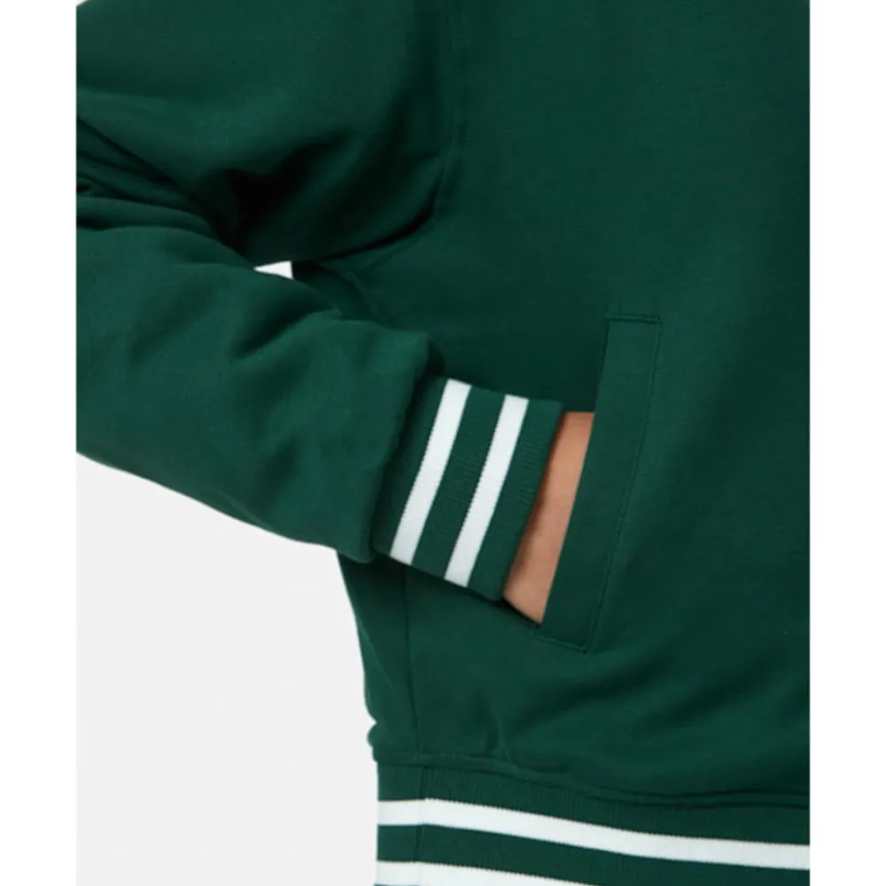 Sale New Balance Womens Sportswear Greatest Hits Varsity Jacket Green